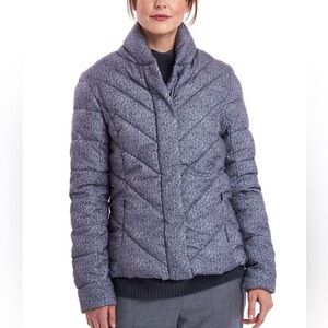 Women's Barbour  Gray Quilted Puffer Jacket size U.S. 4